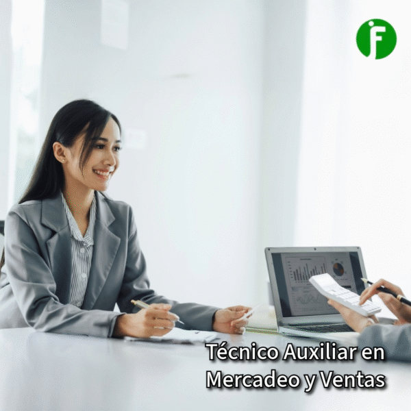 Técnico auxiliar  en mercadeo y venta